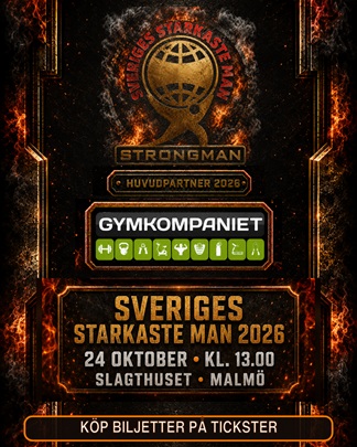 Affisch Sveriges Starkaste Man 2026